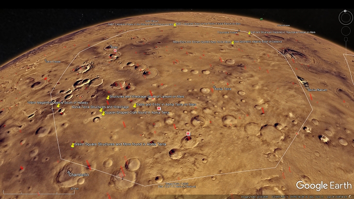 Aonia Terra Outlined (click for larger image)